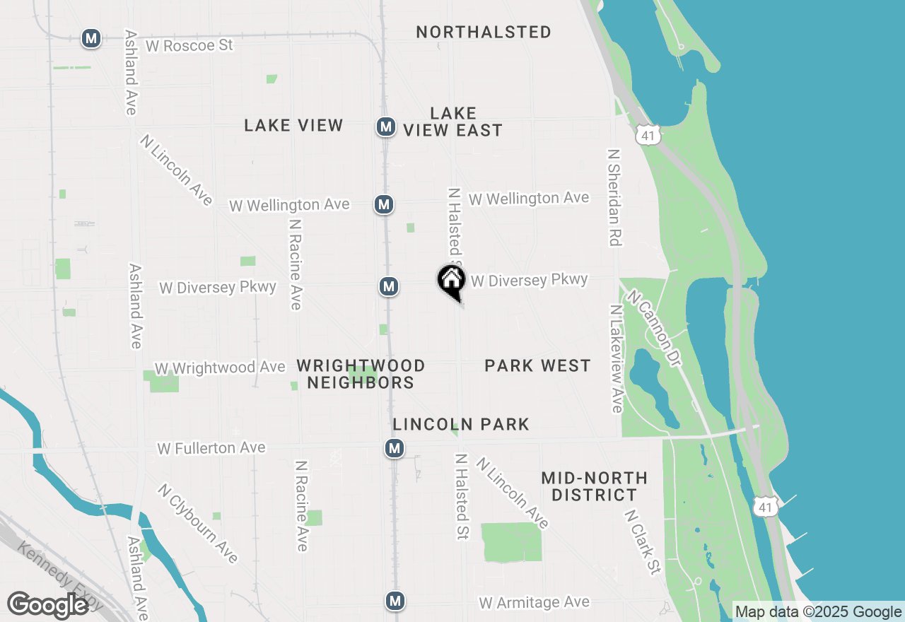 Map of 2700 N Halsted Street #211, Chicago, IL 60614