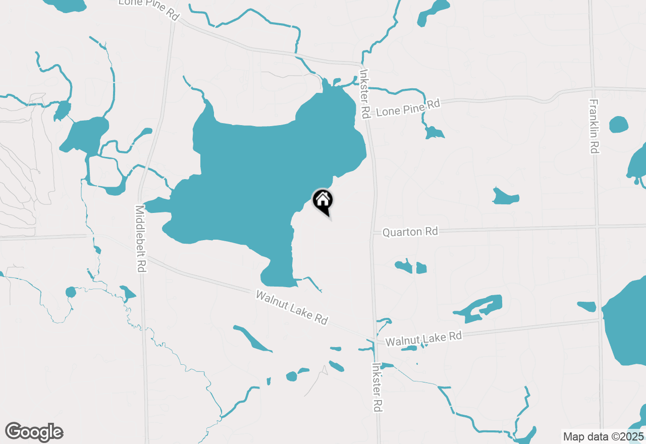 Map of 5481 Sunnycrest Drive, West Bloomfield, MI 48323