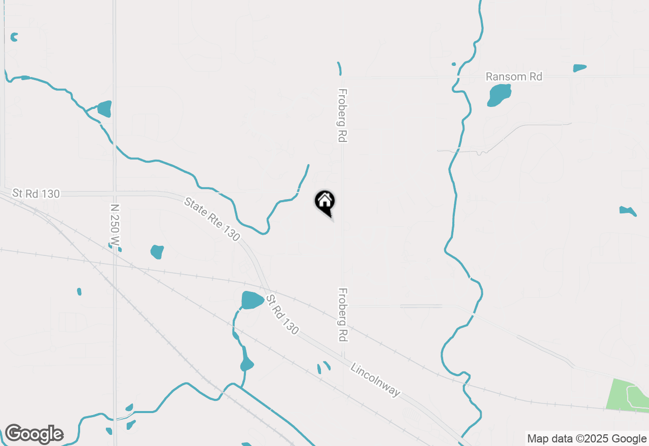 Map of 2956 Blue River Road, Valparaiso, IN 46385