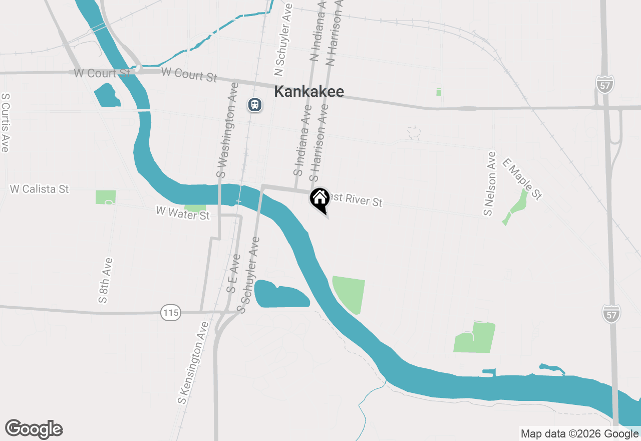 Map of 727 S Chicago Avenue, Kankakee, IL 60901