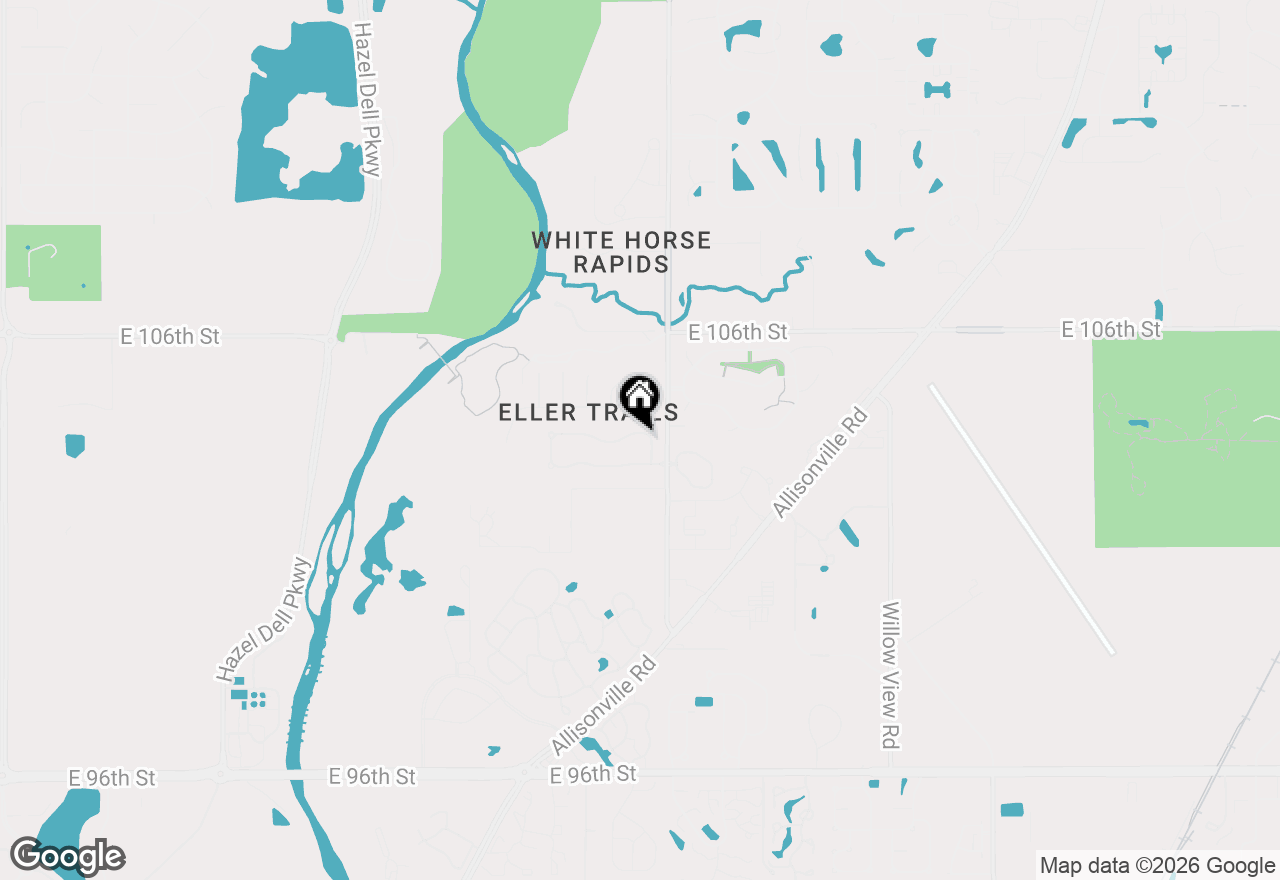 Map of 6153 White Birch Drive, Fishers, IN 46038