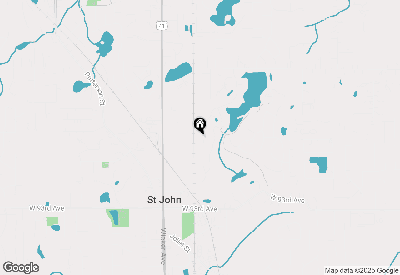 Map of 8872 Winding Trail, St. John, IN 46373