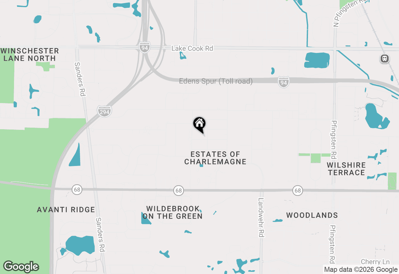 Map of 3550 Sorrel Drive, Northbrook, IL 60062