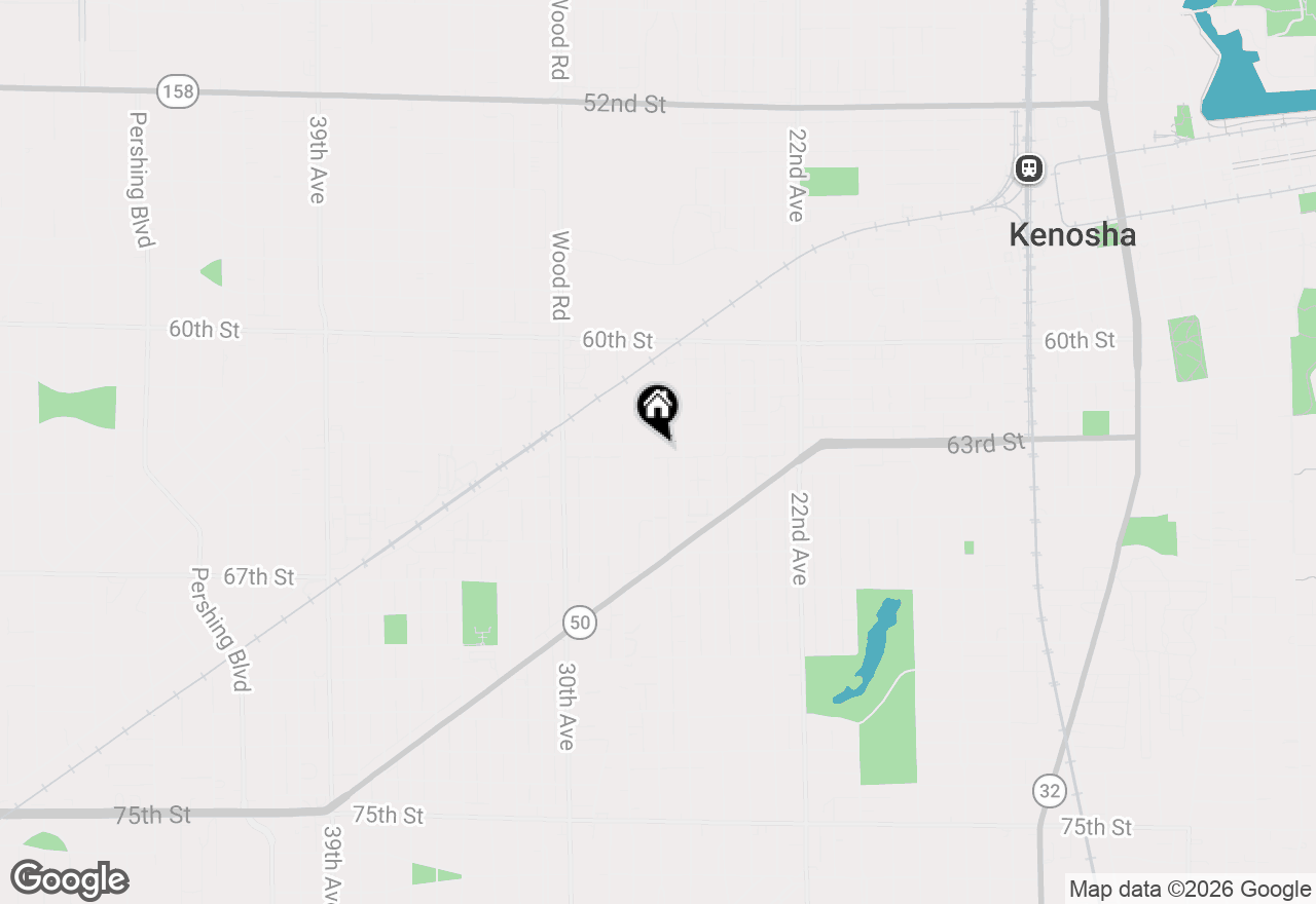 Map of 2627 63rd St, Kenosha, WI 53143