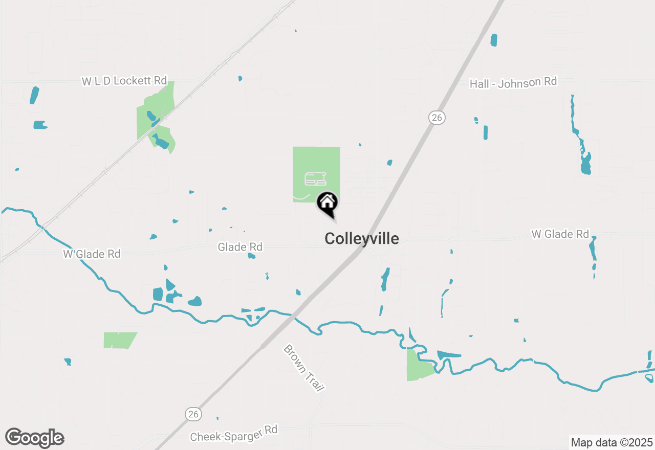 Map of 4914 Shadowood Road, Colleyville, TX 76034