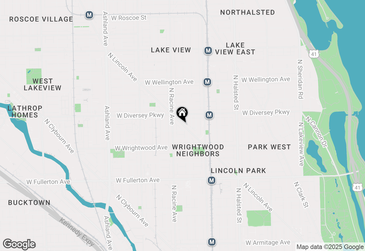 Map of 2730 N Lincoln Avenue #2, Chicago, IL 60614