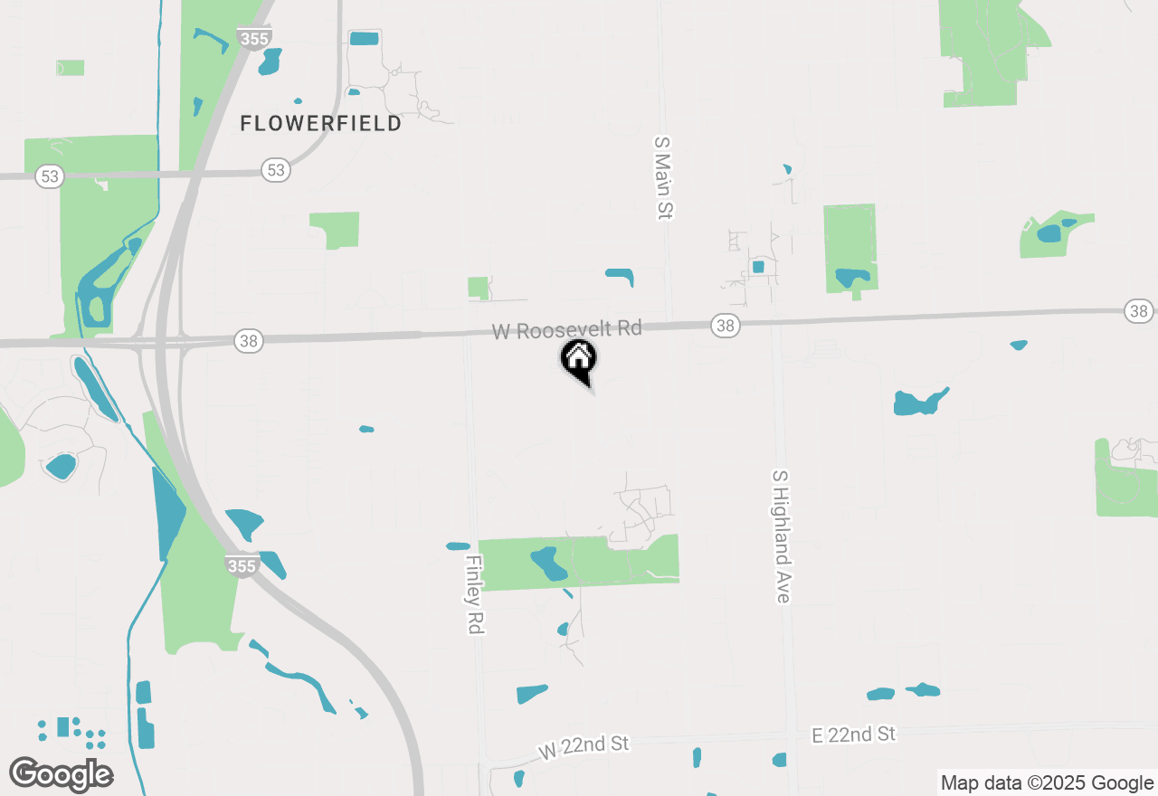 Map of 1313 S Elizabeth Street, Lombard, IL 60148