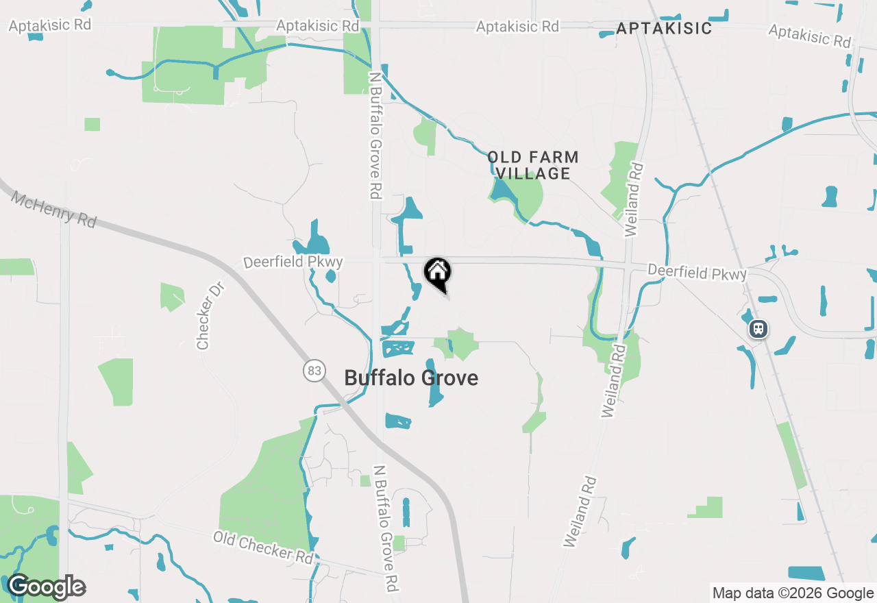 Map of 213 Winding Oak Lane, Buffalo Grove, IL 60089