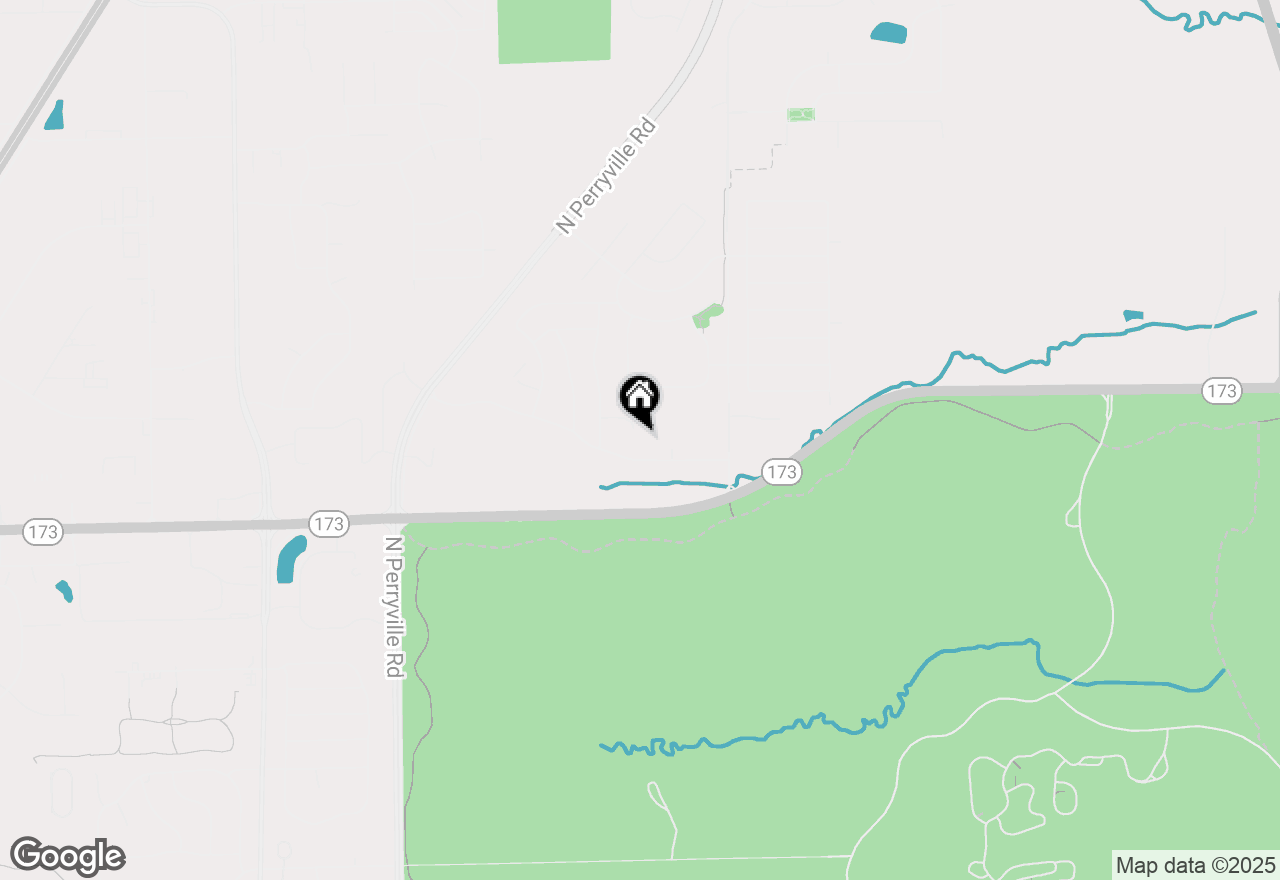 Map of 2099 Charnwood Court, Machesney Park, IL 61115