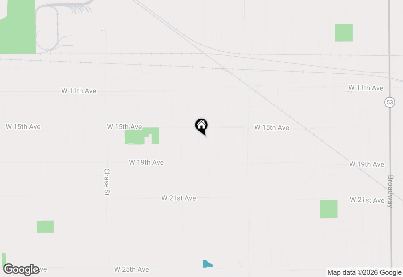 Map of 1560 Mckinley Street, Gary, IN 46404