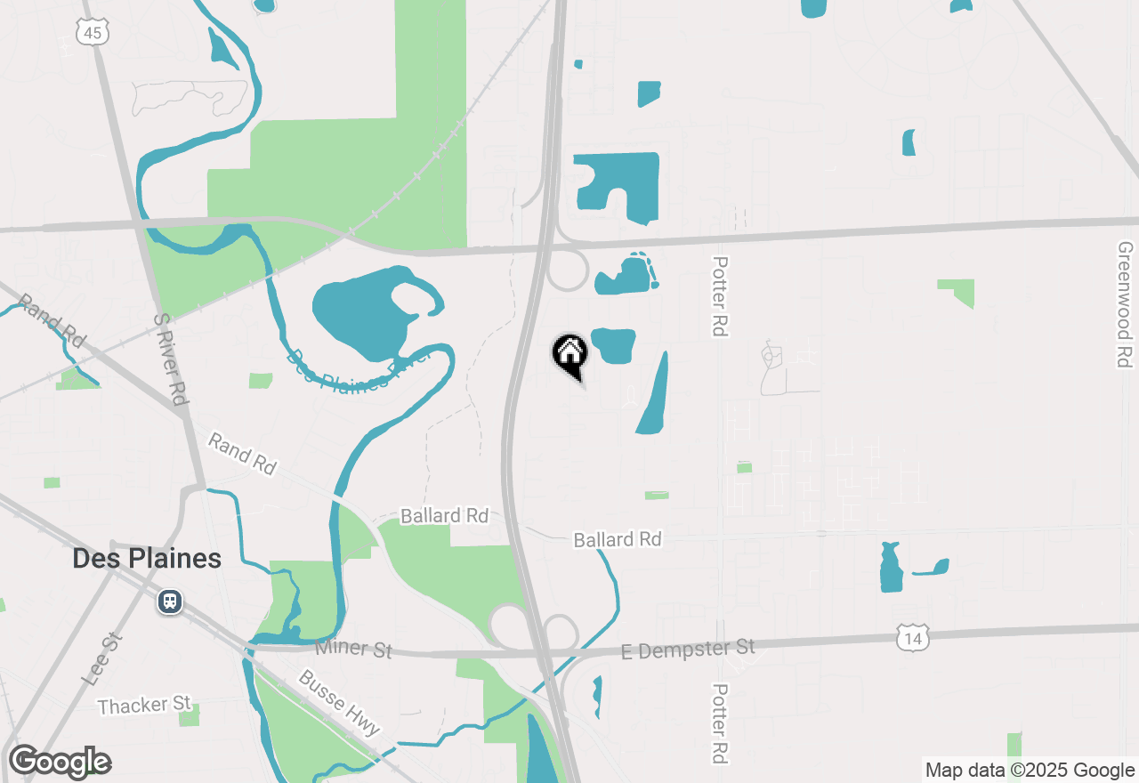 Map of 2300 Bellaire Court, Des Plaines, IL 60016