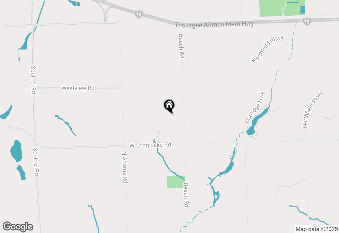 Map of 2738 Creek Bend Drive, Troy, MI 48098