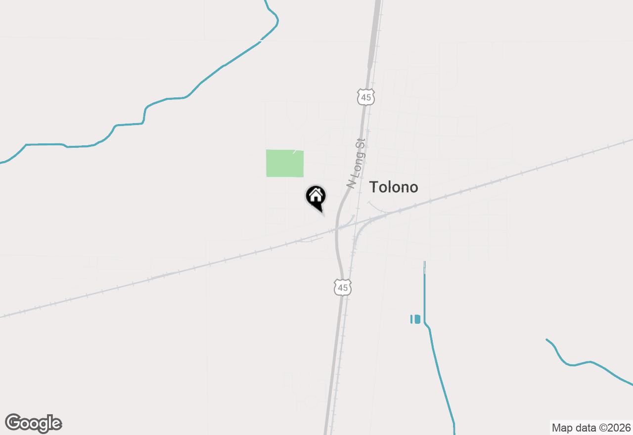 Map of 205 S Cory Street, Tolono, IL 61880