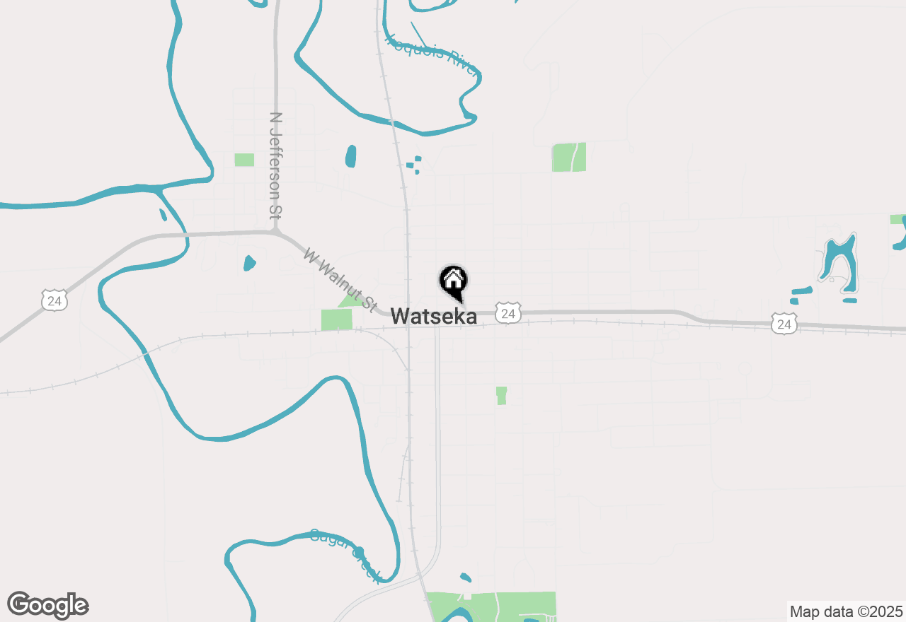 Map of 23 Sugar Creek Court, Watseka, IL 60970