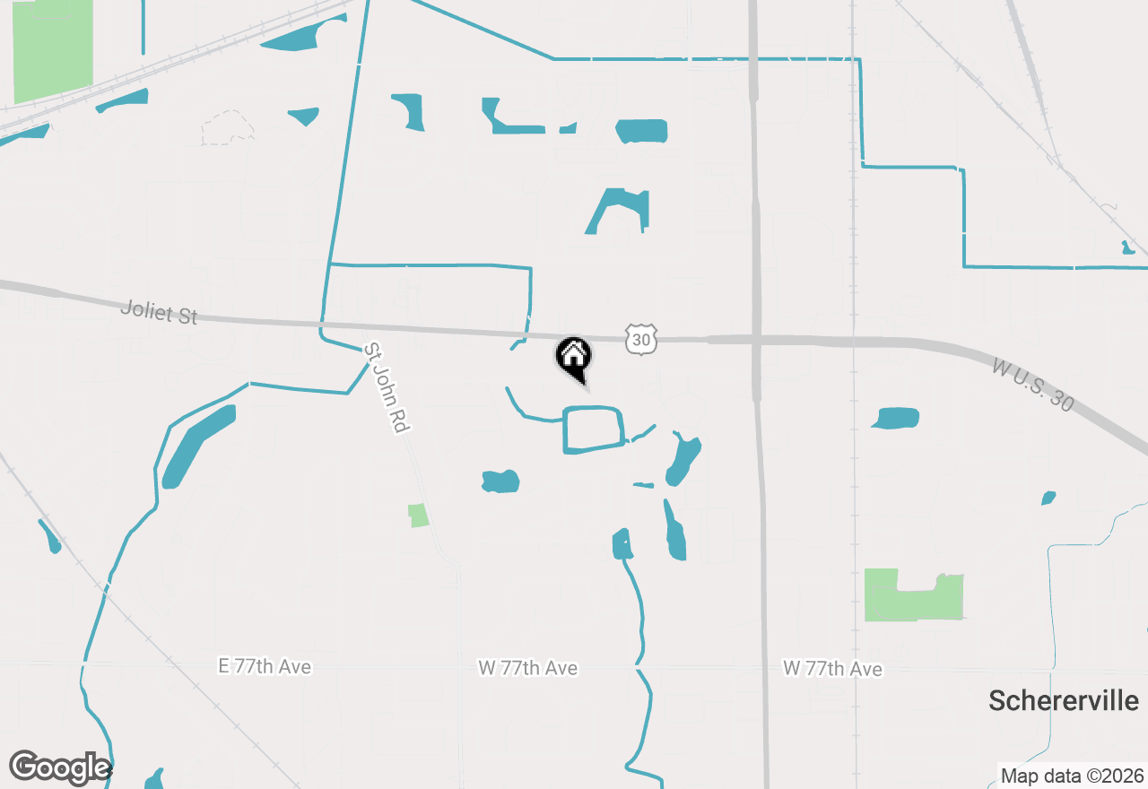 Map of 1135 Lakeview Drive, Schererville, IN 46375