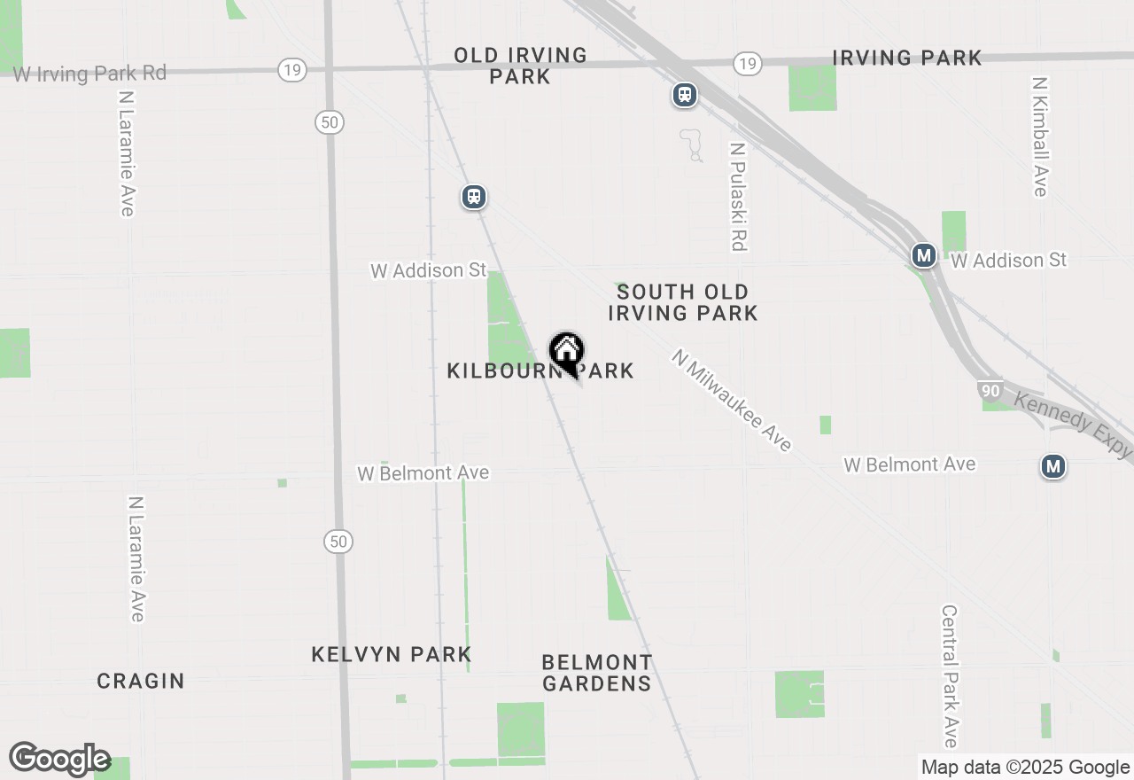 Map of (Address confidential), Chicago, Illinois 60641