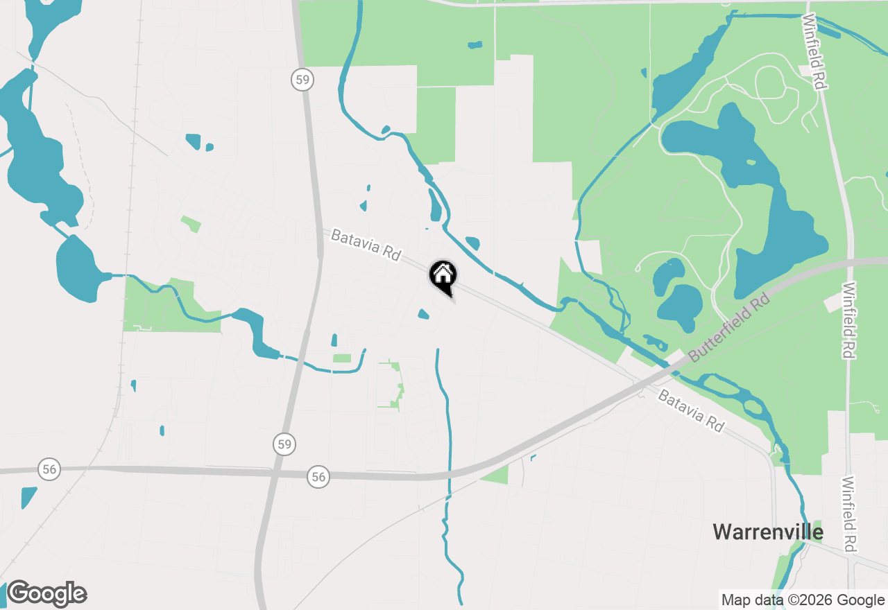 Map of 2S739 Grove Lane, Warrenville, IL 60555