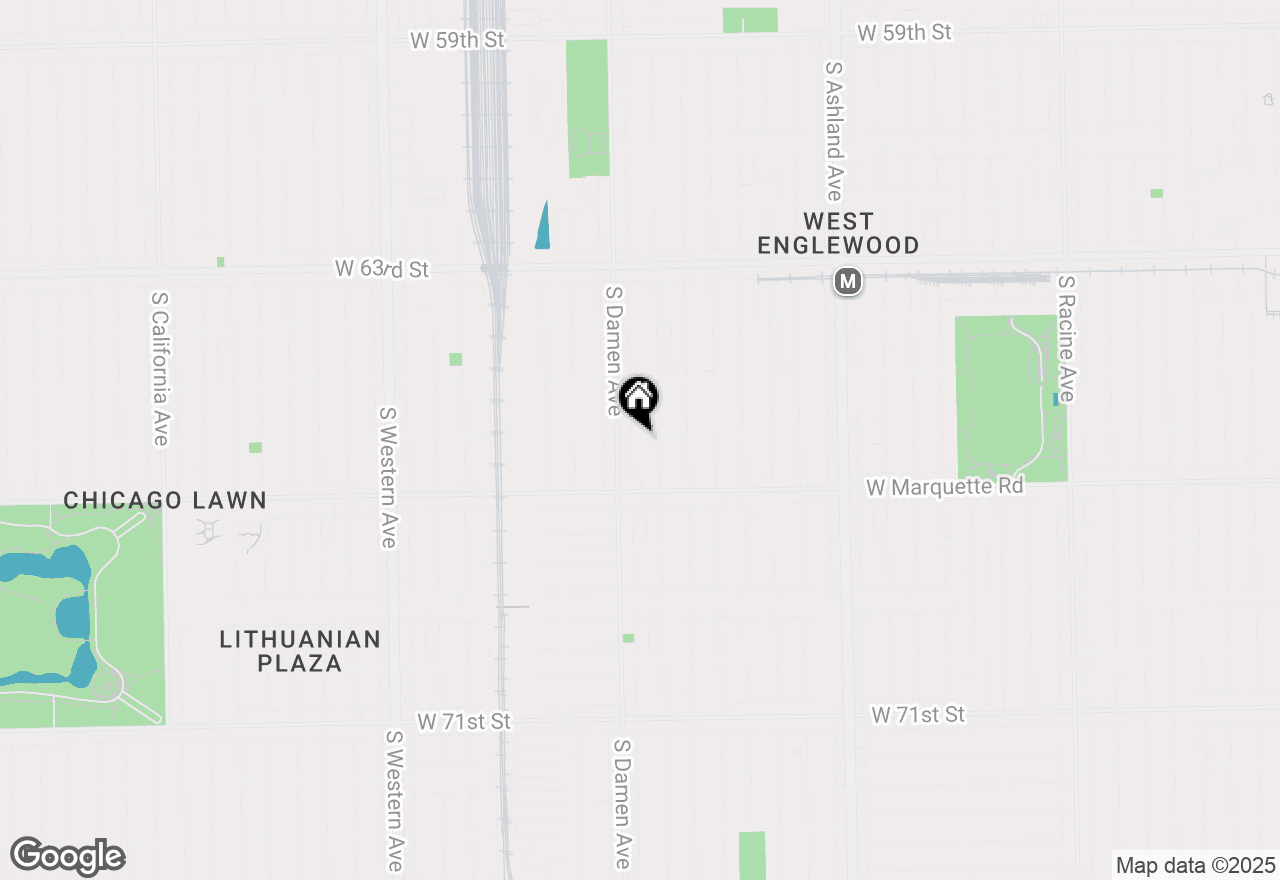 Map of 6602 S Winchester Avenue, Chicago, IL 60636