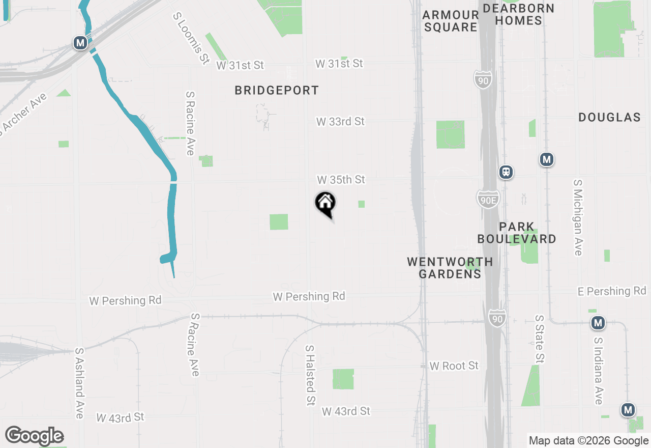 Map of 3633 S Emerald Avenue, Chicago, IL 60609