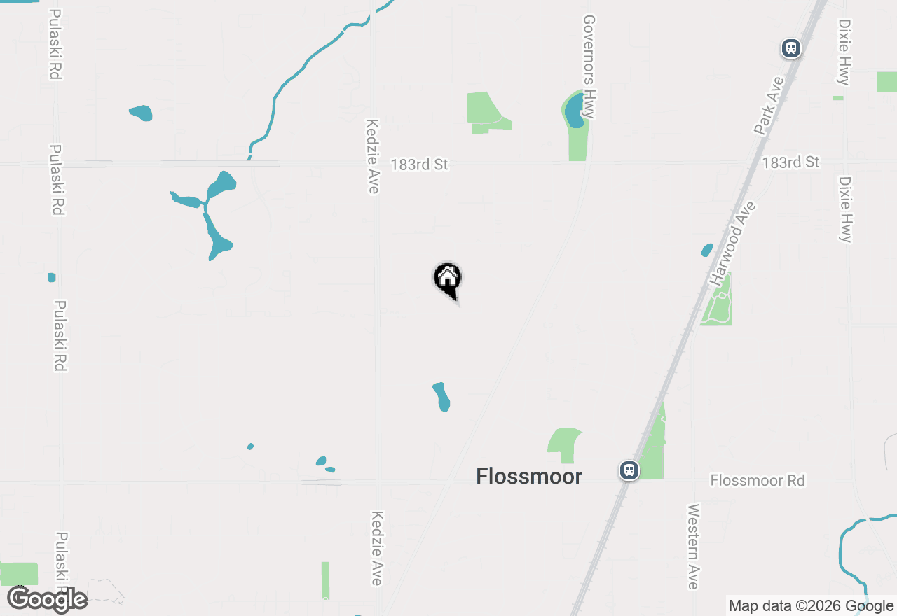 Map of 3007 Monterey Drive, Flossmoor, IL 60422