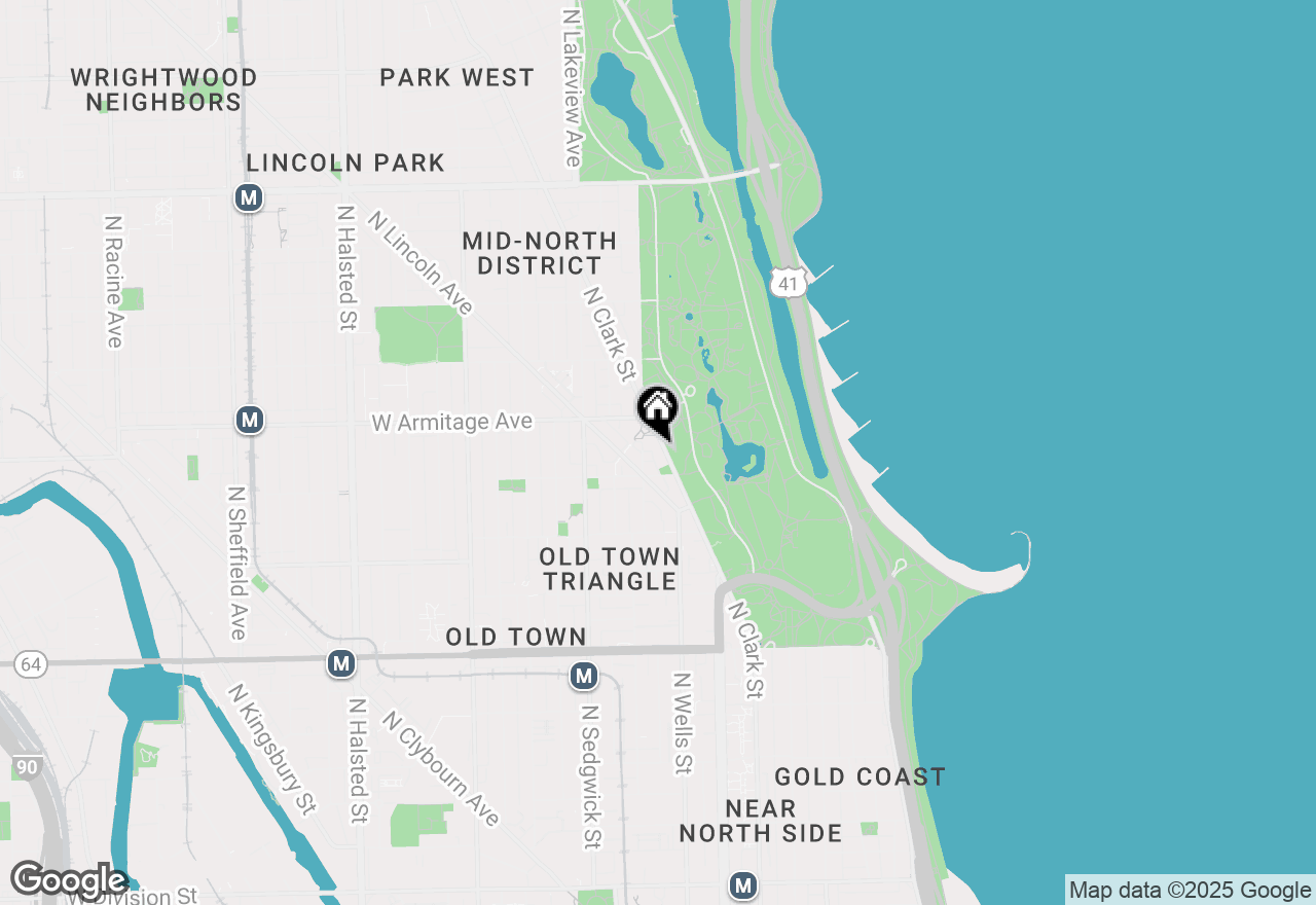 Map of 1920 N Clark Street #8C, Chicago, IL 60614