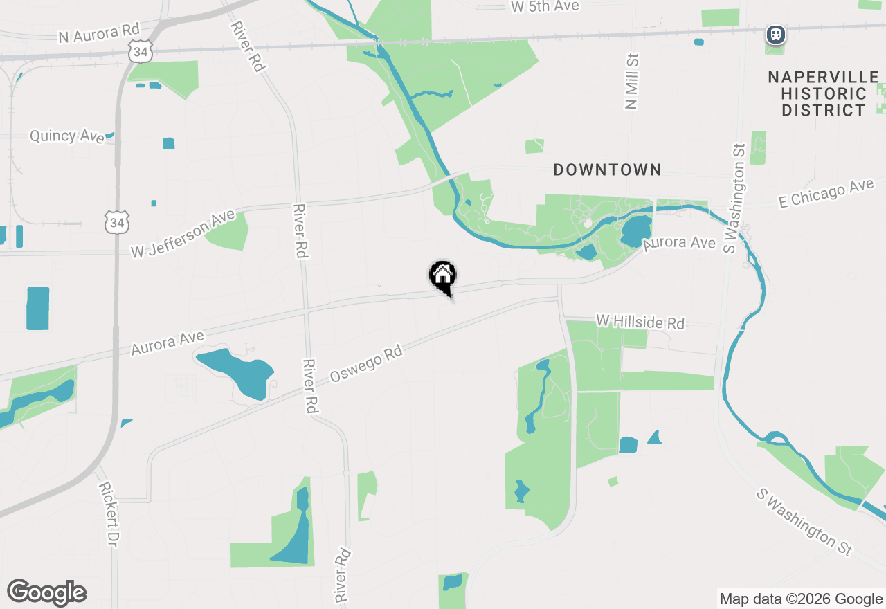 Map of 1055 Devonshire Avenue #1055, Naperville, IL 60540