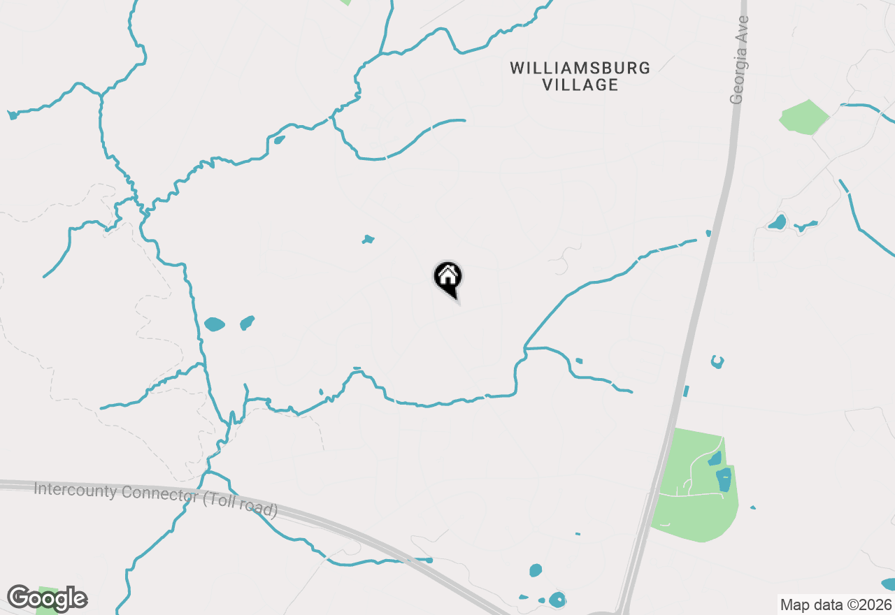 Map of 16904 Continental Court, Olney, MD 20832