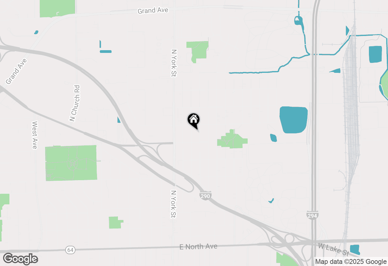 Map of 651 N Kenilworth Avenue, Elmhurst, IL 60126