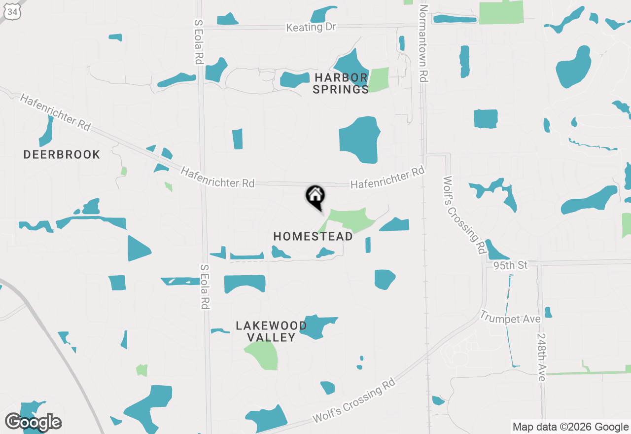 Map of 2931 Grand Ridge Circle, Aurora, IL 60503