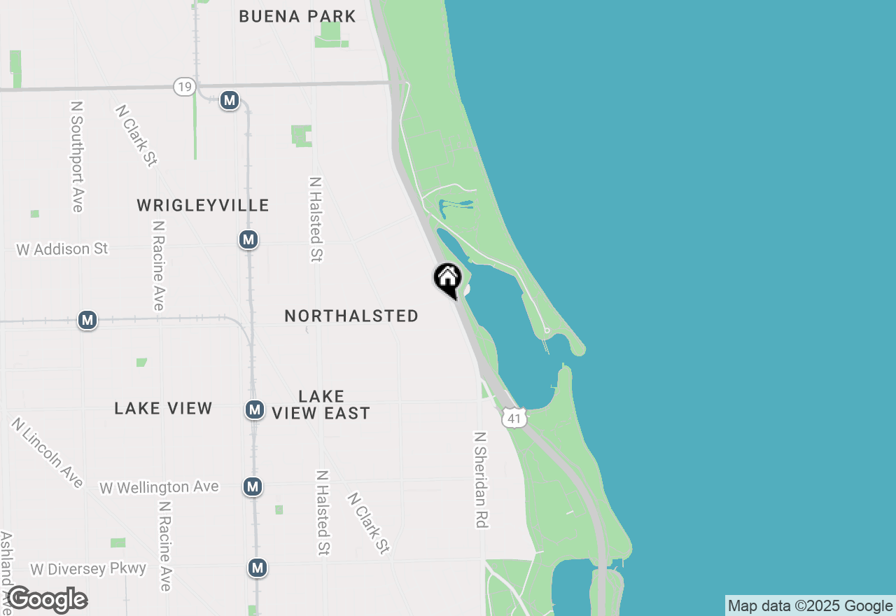 Map of 3430 N Lake Shore Drive #16J, Chicago, IL 60657