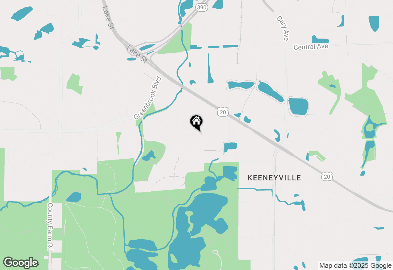 Map of 1137 Court A Drive, Hanover Park, IL 60133