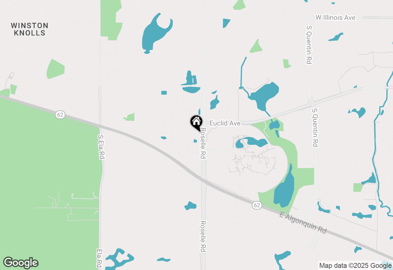 Map of 1613 W Colonial Parkway, Inverness, IL 60067