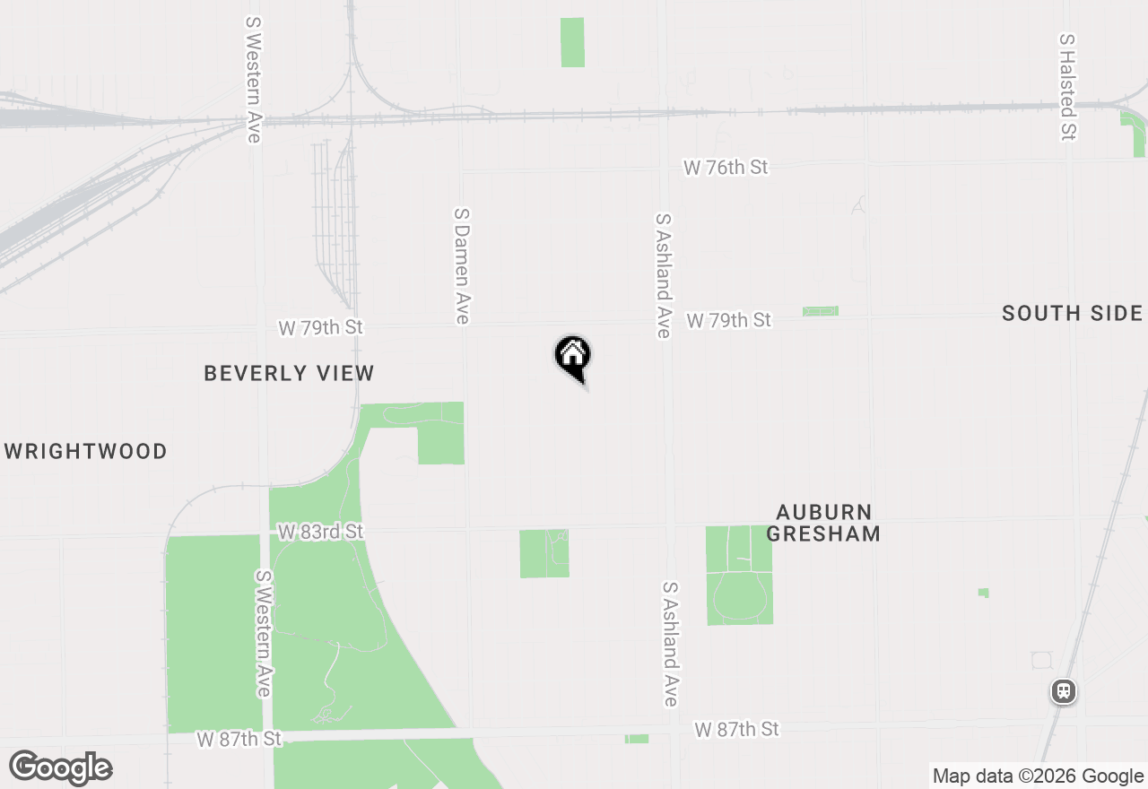 Map of 8023 S Wood Street, Chicago, IL 60620