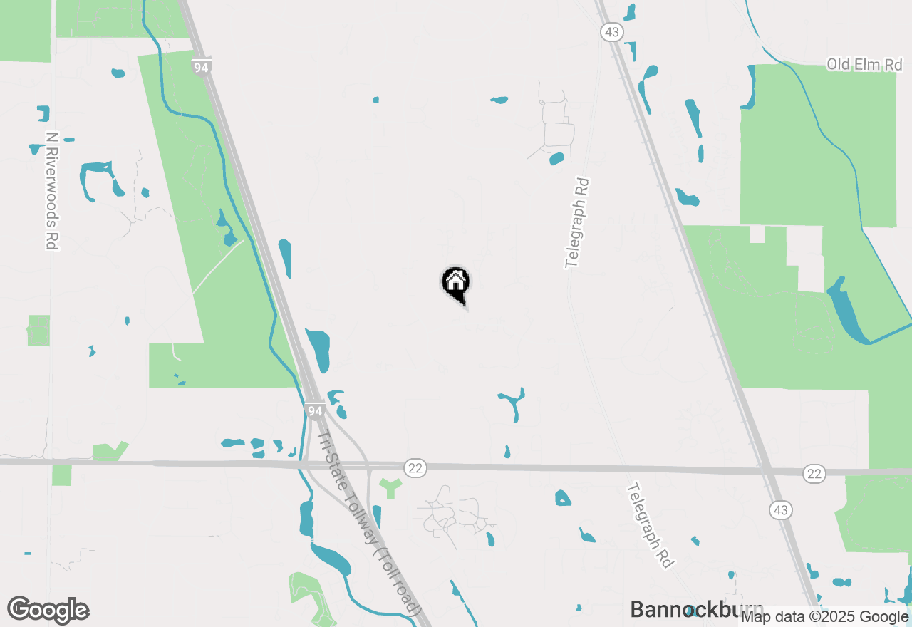 Map of 1400 Arbor Lane, Lake Forest, IL 60045