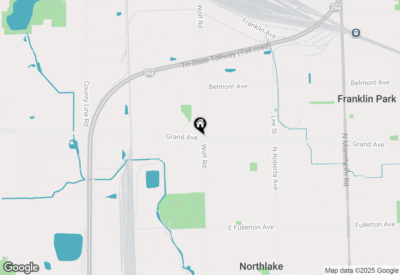 Map of 3439 Grand Avenue #2, Brookfield, IL 60513