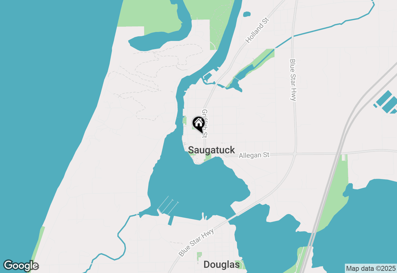 Map of 241 Butler Street, Saugatuck, MI 49453