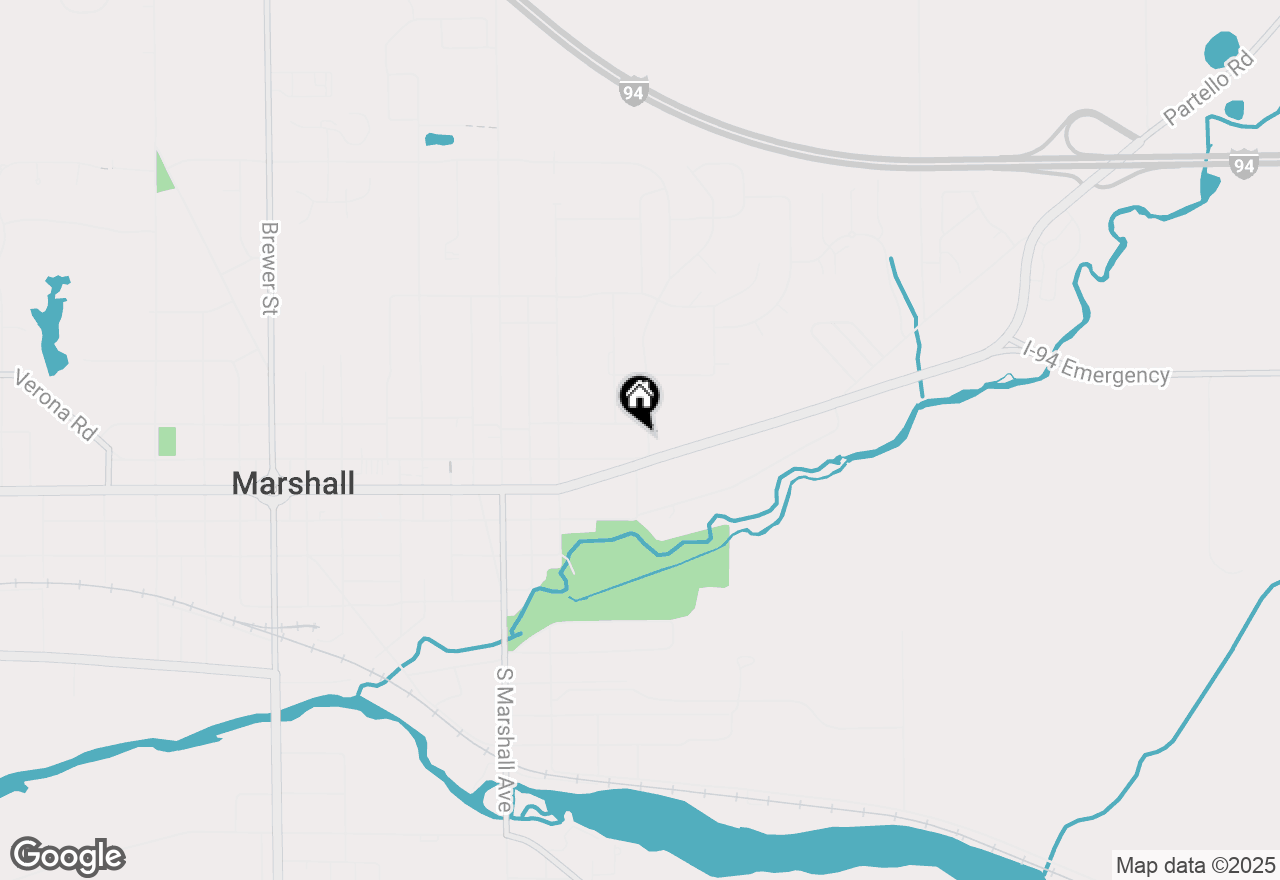 Map of 211 East Drive, Marshall, MI 49068