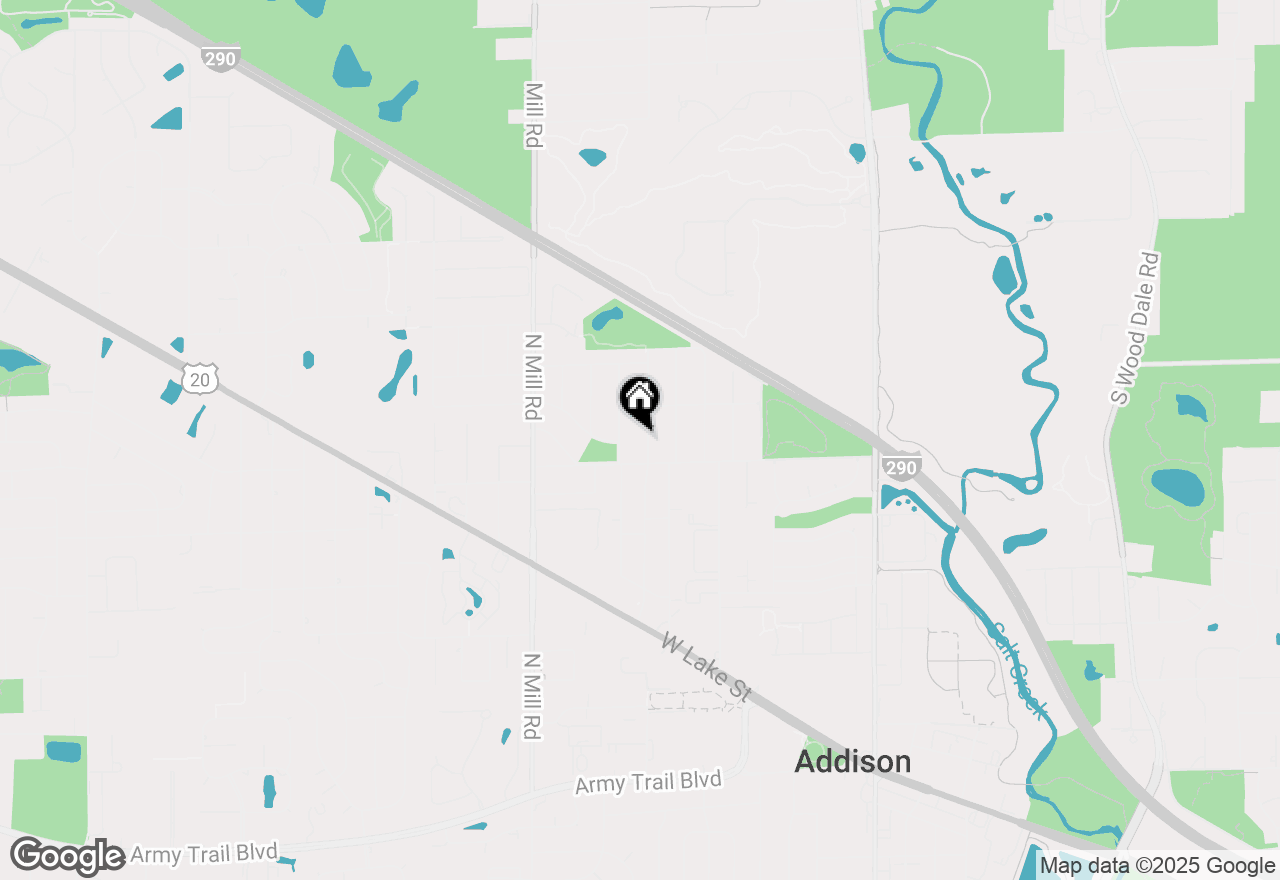 Map of 820 N Neva Avenue, Addison, IL 60101