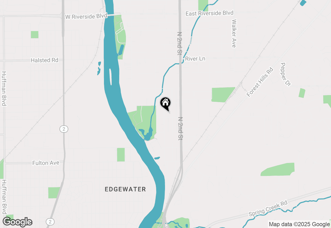 Map of (Address confidential), Loves Park, Illinois 61111