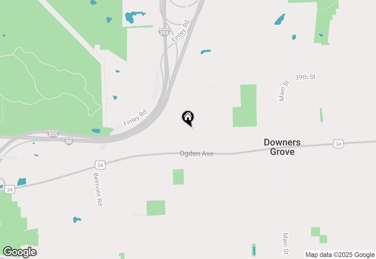 Map of 4155 Northcott Avenue, Downers Grove, IL 60515