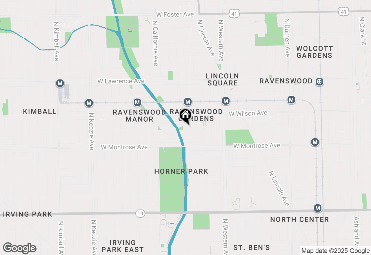 Map of 2616 W Sunnyside Avenue, Chicago, IL 60625