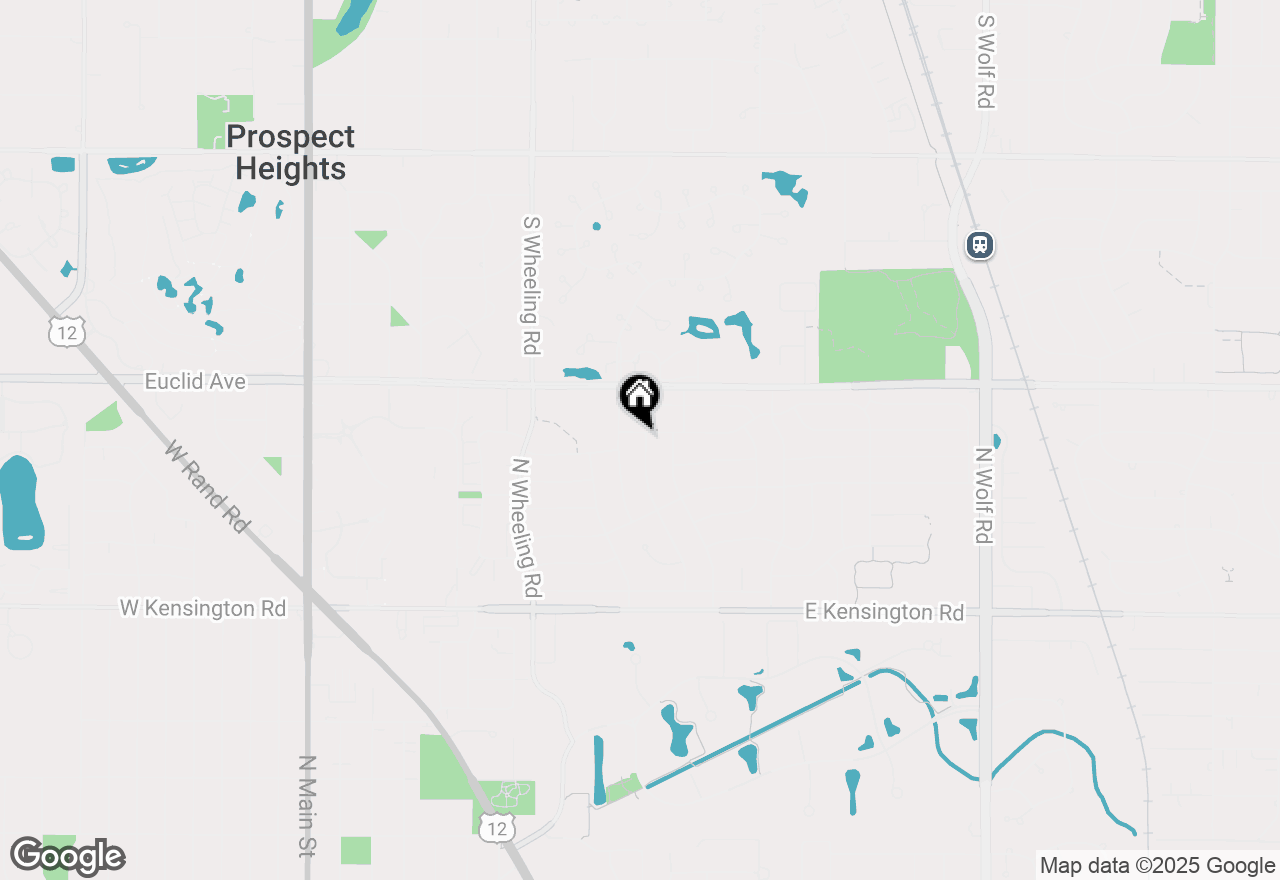Map of 1120 N Greenfield Lane, Mount Prospect, IL 60056