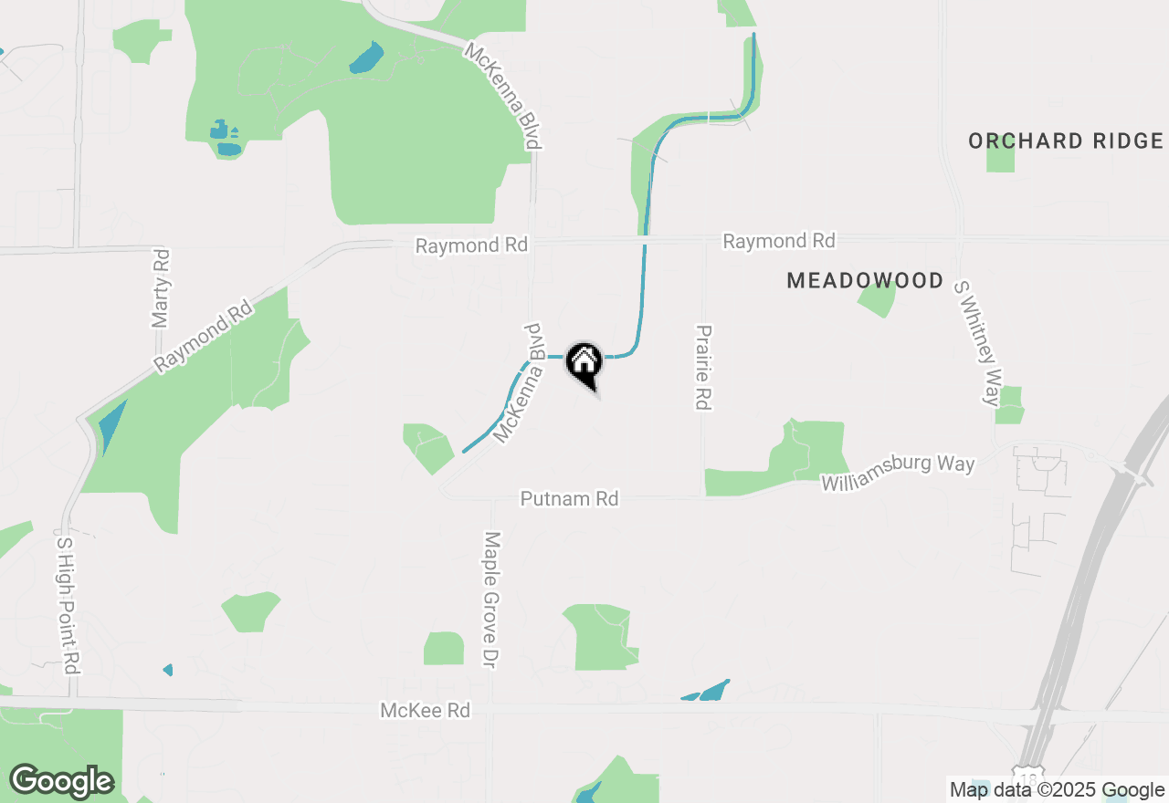 Map of 29 Pilgrim Circle, Madison, WI 53711