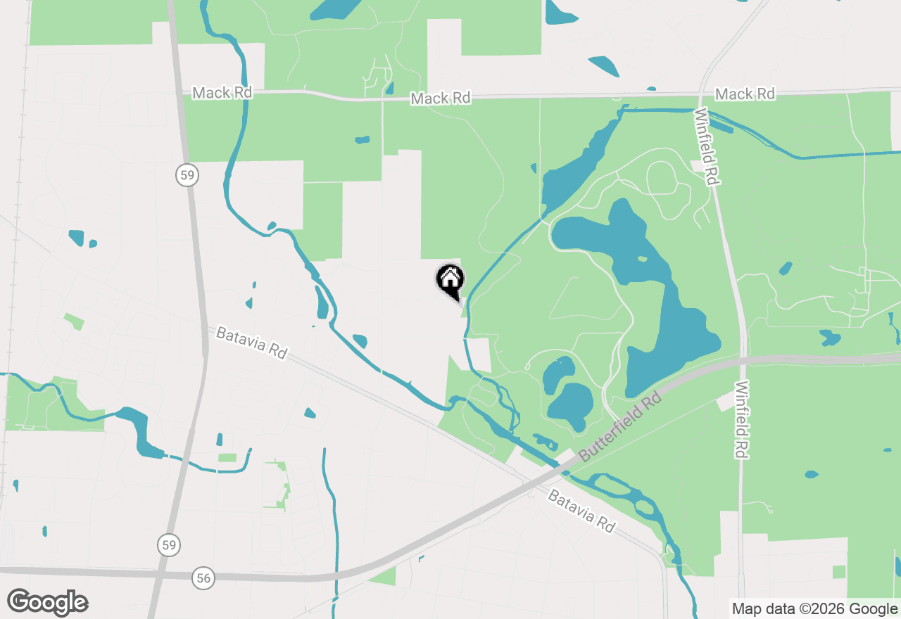 Map of 29W015 Forest Lane, Warrenville, IL 60555