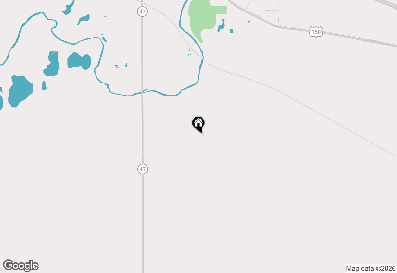 Map of 704 Hawk Drive, Mahomet, IL 61853