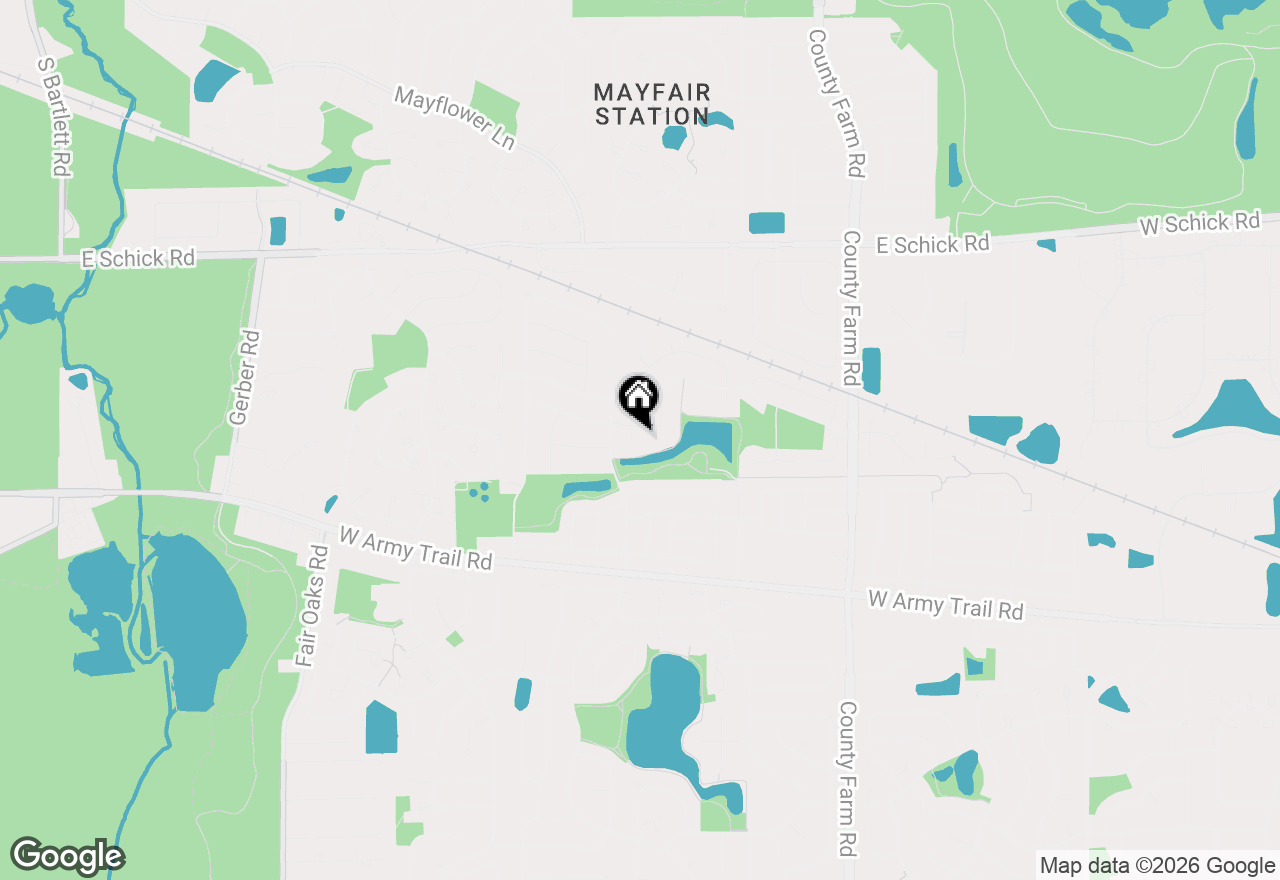Map of 2165 Wildwood Court, Hanover Park, IL 60133