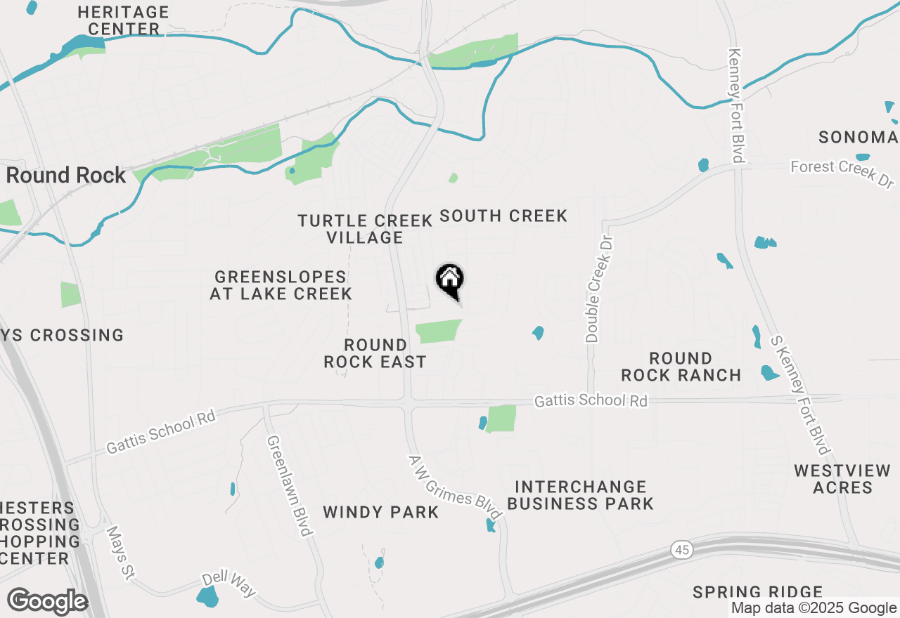 Map of 2030 Redwing Way, Round Rock, TX 78664