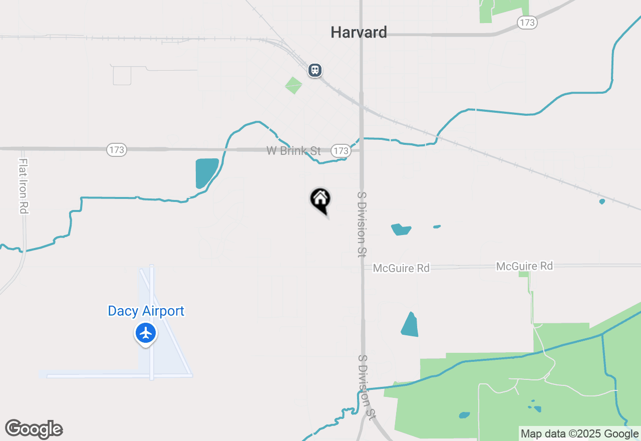 Map of 338 Marengo Road, Harvard, IL 60033