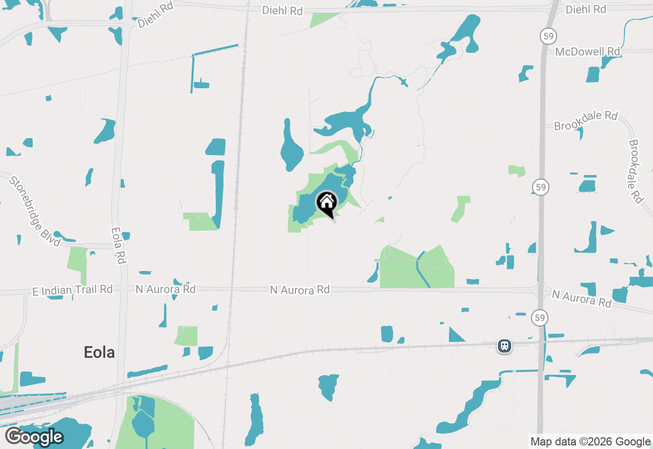 Map of 2532 Oneida Lane #2532, Naperville, IL 60563