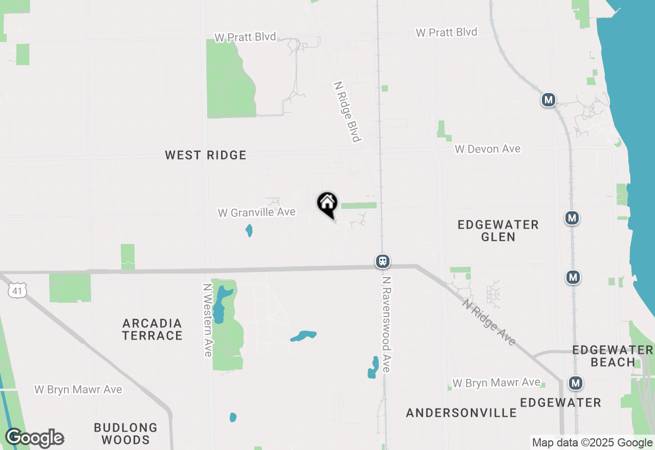 Map of 1960 W Hood Avenue #2C, Chicago, IL 60660